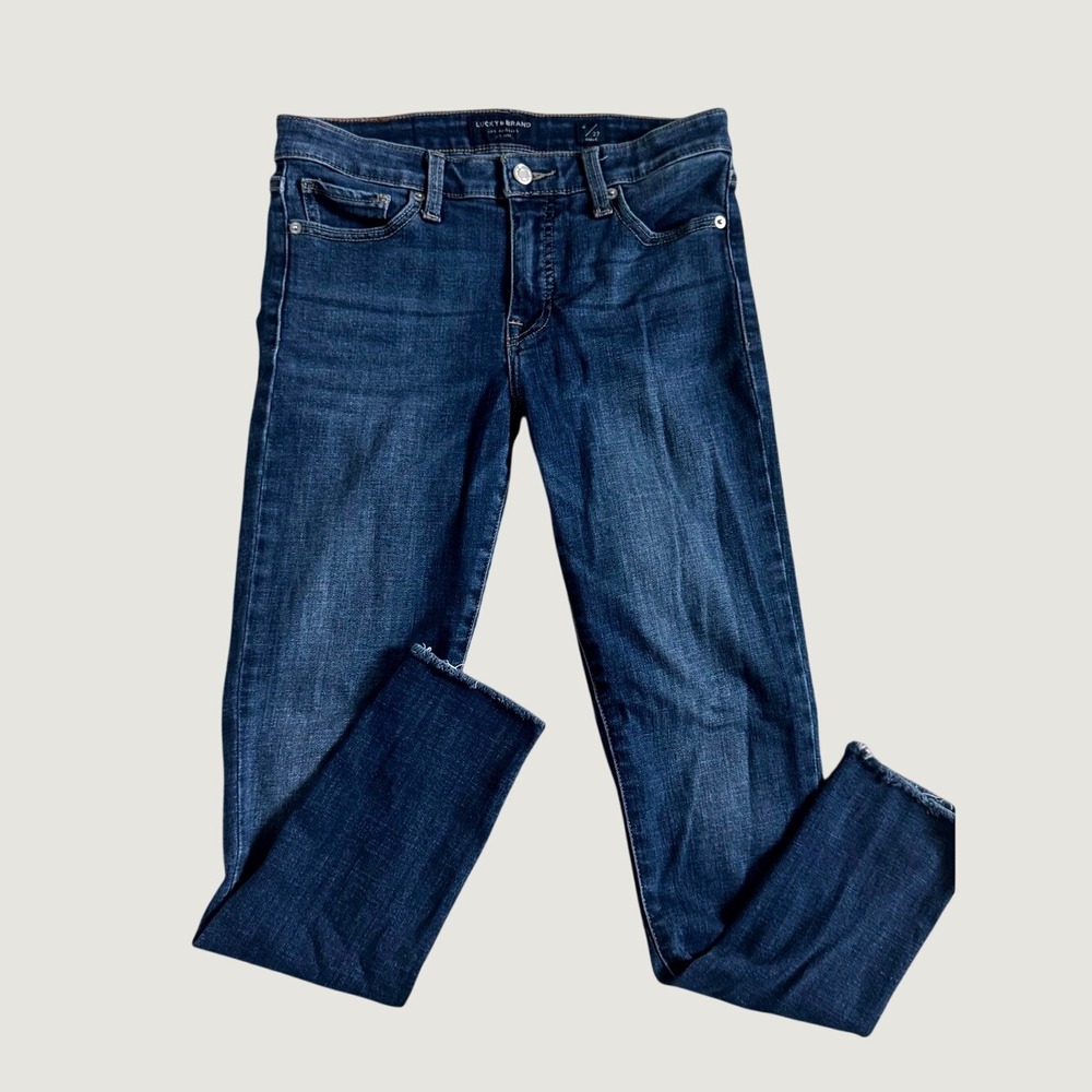 Lucky Brand Women's Dark Wash Ava Skinny Jeans 4/27